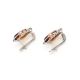 Cognac Amber Earrings In Sterling Silver The Ballade, image , picture 5