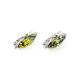 Green Amber Earrings In Sterling Silver The Ballade, image , picture 4
