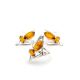 Stylish Cognac Amber Earrings In Sterling Silver The Pegasus, image , picture 4