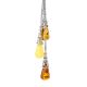 Multicolor Amber Earrings In Sterling Silver The Casablanca, image , picture 6