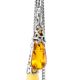 Multicolor Amber Earrings In Sterling Silver The Casablanca, image , picture 3