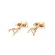 Multicolor Amber Earrings In Gold With Crystals The Edelweiss, image , picture 5