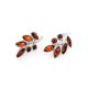 Sterling Silver Earrings With Cherry Amber The Verbena, image , picture 3