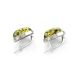 Green Amber Earrings In Sterling Silver The Goji, image , picture 5