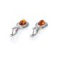 Drop Amber Earrings In Sterling Silver The Ellas, image , picture 2