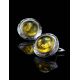 Lemon Amber Earrings In Sterling Silver The Hermitage, image , picture 2