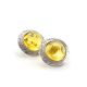 Lemon Amber Earrings In Sterling Silver The Hermitage, image , picture 3