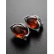 Amber Earrings In Sterling Silver The Selena, image , picture 2