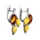 Floral Amber Earrings In Sterling Silver The Verbena, image , picture 4