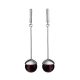 Silver Dangles With Cherry Amber The Paris, image , picture 4