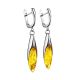 Lemon Amber Earrings In Sterling Silver The Gaudi, image , picture 3