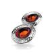 Cherry Amber Earrings In Sterling Silver The Ellas, image , picture 3