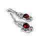 Wonderful Filigree Silver Drop Earrings With Cherry Amber The Tivoli, image , picture 6
