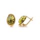 Amber Earrings In Gold The Strauss, image , picture 4