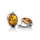 Lovely Amber Earrings In Sterling Silver The Suite, image , picture 4