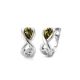 Green Amber Earrings In Sterling Silver The Amour, image , picture 4