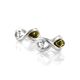 Green Amber Earrings In Sterling Silver The Amour, image , picture 5