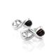 Cherry Amber Earrings In Sterling Silver The Amour, image , picture 4