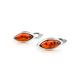 Cute Silver Earrings With Cherry Amber The Amaranth, image , picture 5