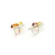 Multicolor Amber Earrings in Sterling Silver The Pegasus, image , picture 4
