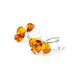 Amber Earrings In Sterling Silver The Dandelion, image , picture 3