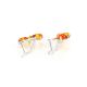 Amber Earrings In Sterling Silver The Dandelion, image , picture 5