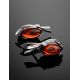Amber Earrings In Sterling Silver The Verbena, image , picture 2