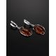 Drop Amber Earrings In Sterling Silver The Vivaldi, image , picture 2