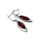 Amazing Drop Earrings With Cognac Amber In Sterling Silver The Taurus, image , picture 5