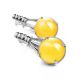 Stylish Honey Amber Earrings In Sterling Silver The Shanghai, image , picture 3