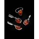 Drop Amber Earrings In Sterling Silver The Vivaldi, image , picture 5