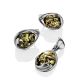Amber Earrings In Sterling Silver The Selena, image , picture 4