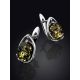 Amber Earrings In Sterling Silver The Selena, image , picture 2