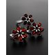 Floral Amber Earrings In Sterling Silver The Verbena, image , picture 4