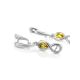 Lemon Amber Earrings In Sterling Silver The Amour, image , picture 4