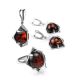 Drop Amber Earrings In Sterling Silver The Saturn, image , picture 6