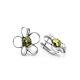 Lovely Green Amber Earrings In Sterling Silver The Daisy, image , picture 3