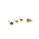 Drop Amber Earrings In Sterling Silver The Hermitage, image , picture 6