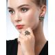 Amber Earrings In Sterling Silver The Dahlia, image , picture 3