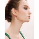 Hexagonal Gold Plated Silver Hoop Earrings The ICONIC, image , picture 3