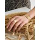 Bold Gold Plated Silver Stoneless Ring The ICONIC, Ring Size: Adjustable, image , picture 5