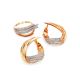 Golden Ring With Dazzling Crystals, Ring Size: 7 / 17.5, image , picture 4