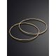Bold Oversized Golden Hoop Earrings, image , picture 2