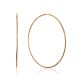 Extra Size Golden Hoop Earrings, image 