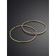 Extra Size Golden Hoop Earrings, image , picture 2
