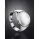 Chunky Silver Signet Ring The ICONIC, Ring Size: Adjustable, image , picture 2
