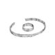 Hammered Silver Bangle Bracelet The Liquid, image , picture 6