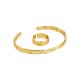 Trendy Textured Silver Bangle Bracelet The Liquid, image , picture 4