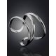 Triple Silver Band Ring The Liquid, Ring Size: Adjustable, image , picture 2