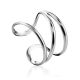 Triple Silver Band Ring The Liquid, Ring Size: Adjustable, image 